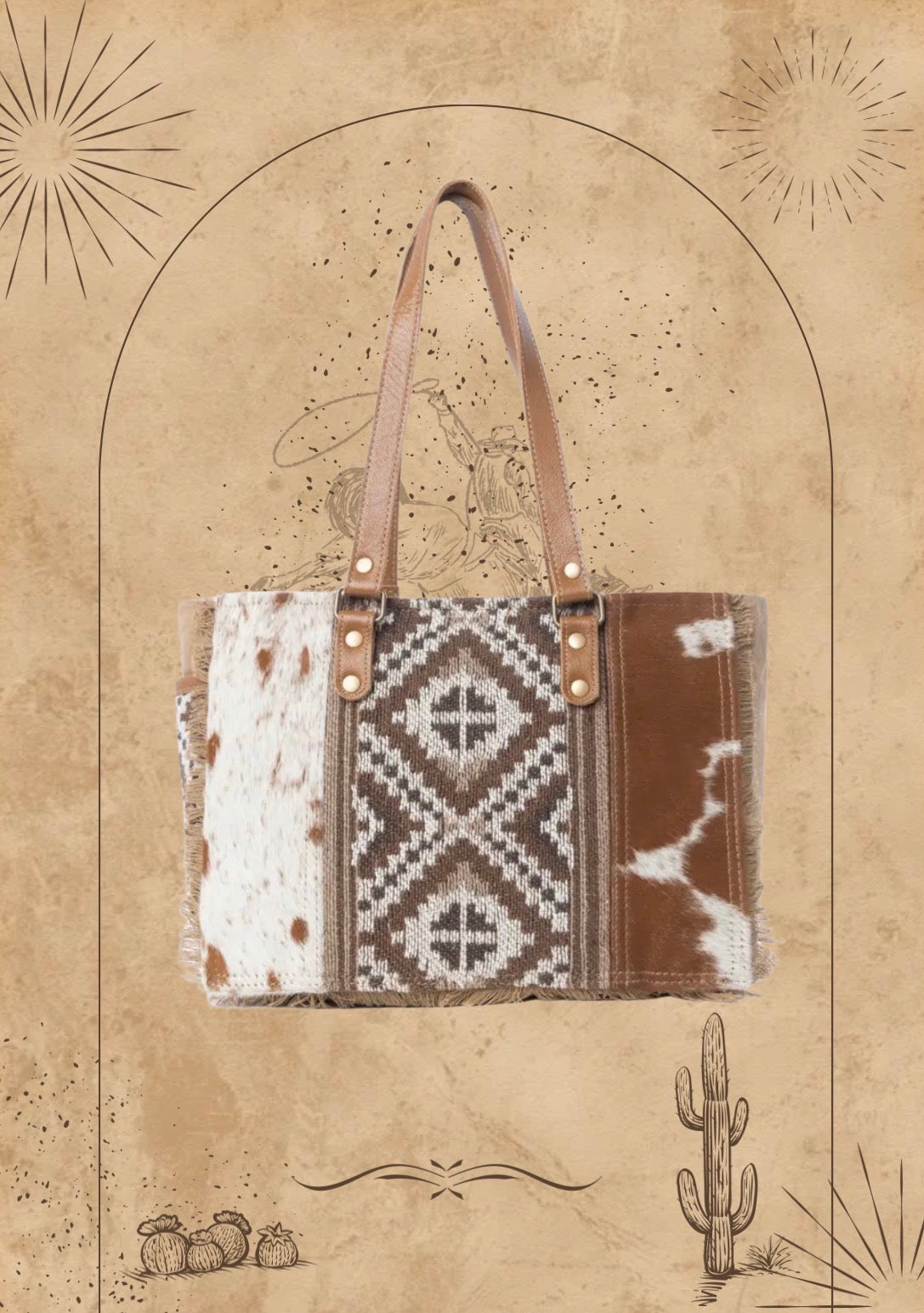 The Saddleback Aztec Tote