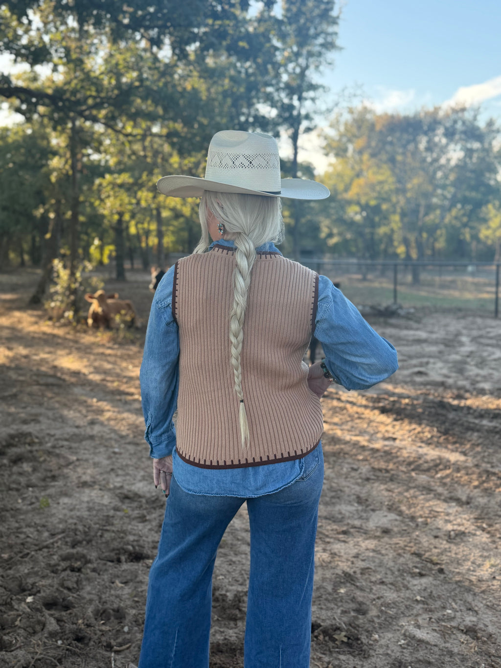 The Saddle Up Sweater Vest