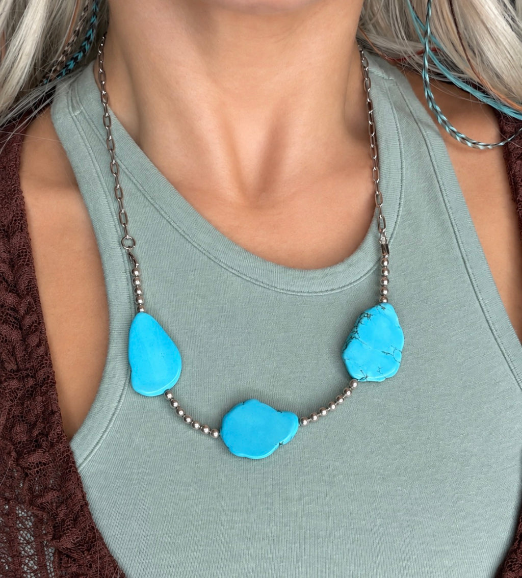 Turquoise Tres Necklace