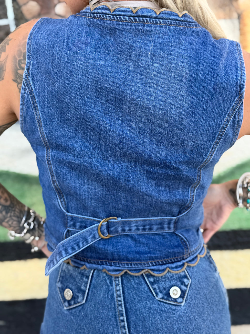 The Scalloped Spur Vest