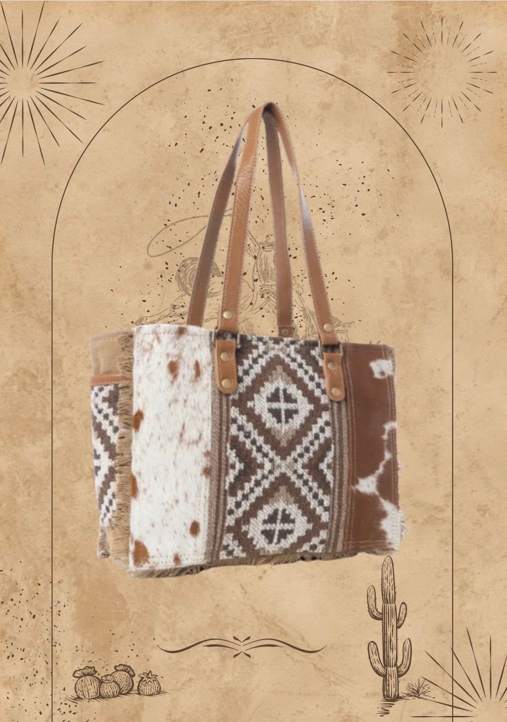 The Saddleback Aztec Tote