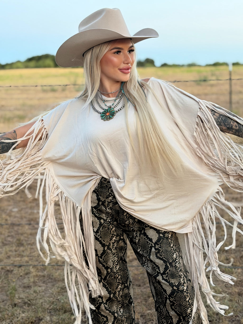 Long Way Home Fringe Top