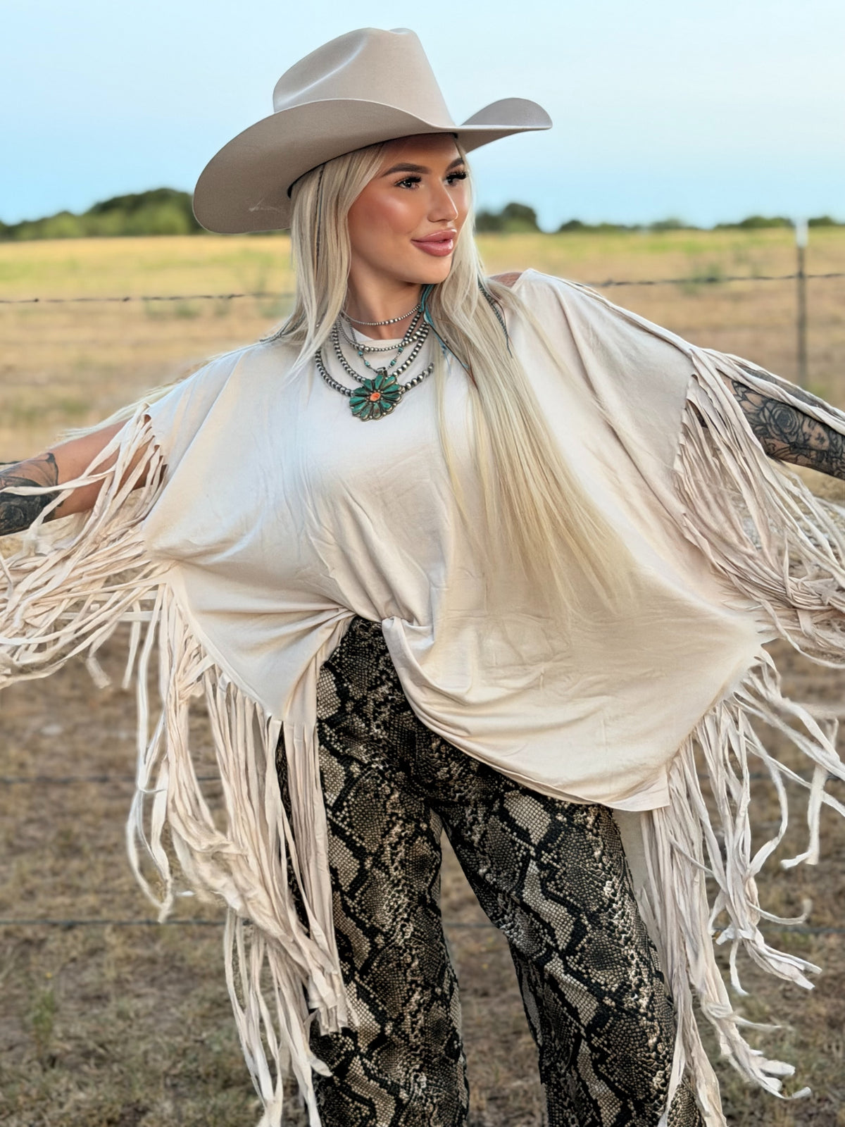 Long Way Home Fringe Top