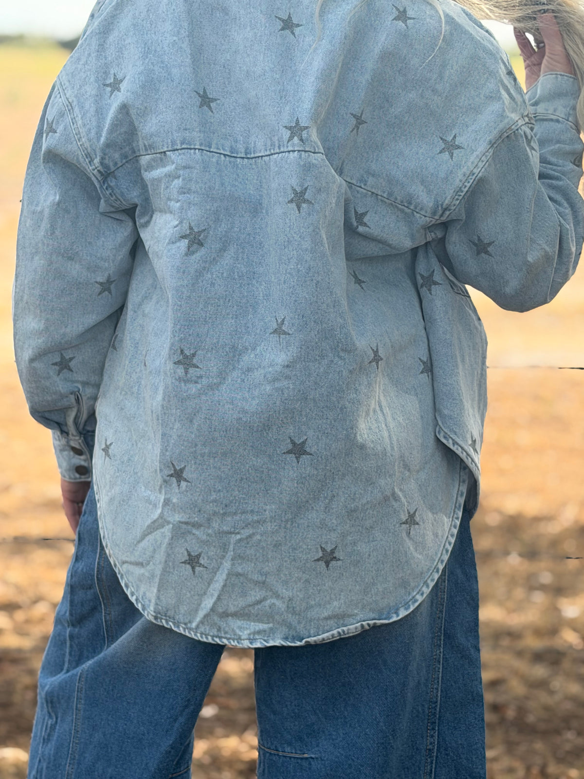 Cosmic Cowgirl Denim Shirt