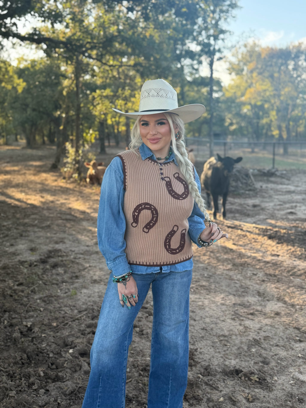 The Saddle Up Sweater Vest