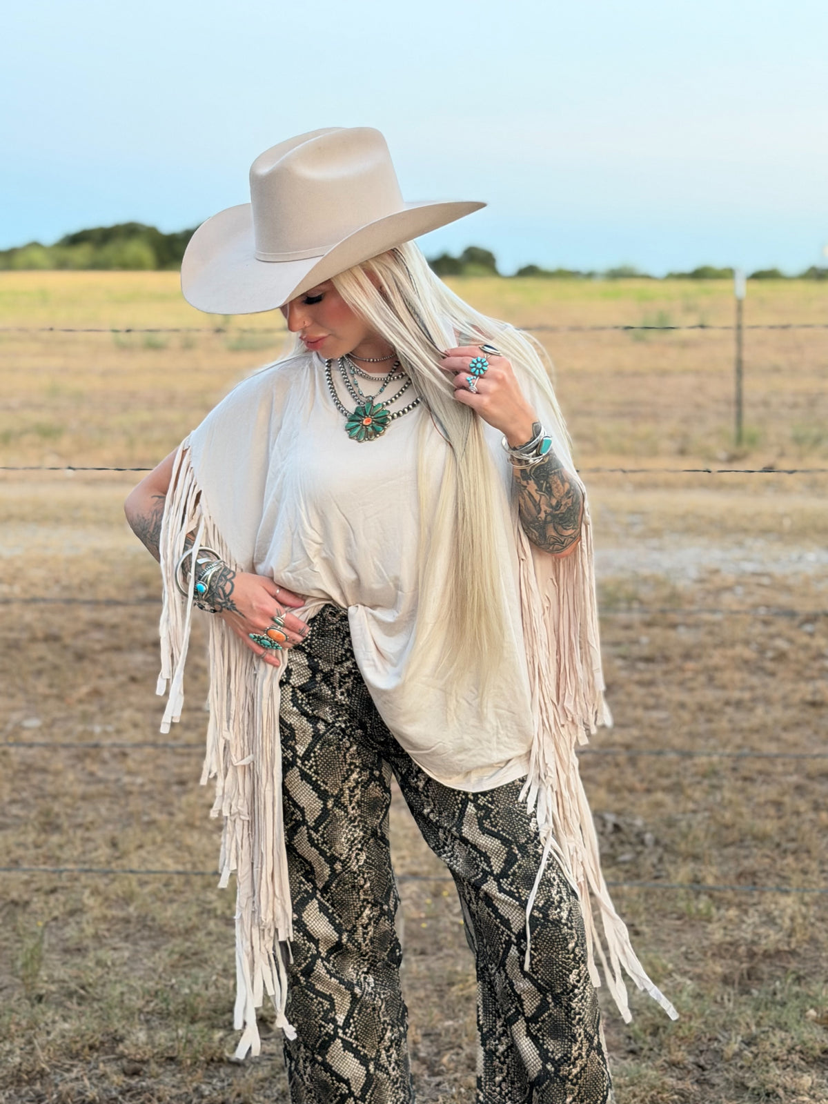 Long Way Home Fringe Top