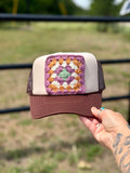 Prairie Patch Hat- Cream/brown