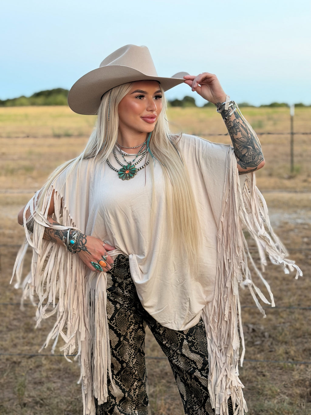Long Way Home Fringe Top
